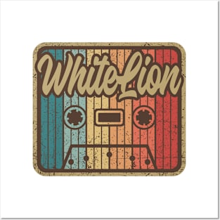 White Lion Vintage Cassette Posters and Art